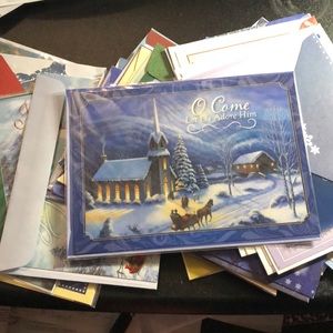 30 church themed Christmas cards
